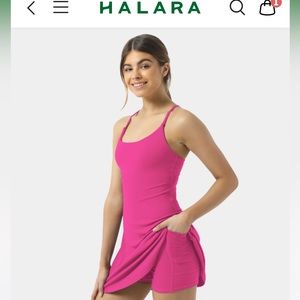 Halara | Everyday Cloudful™ Backless 2-in-1 Flare Workout Dress